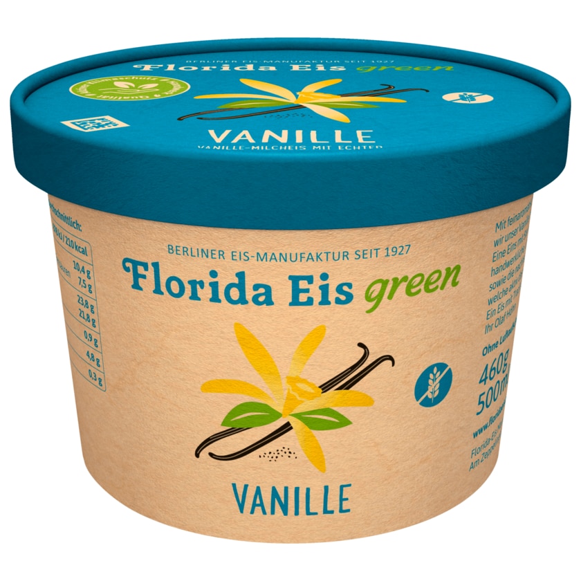Florida Eis green Vanille 500ml